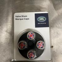 TAPPI RUOTE LAND ROVER BANDIERA INGLESE