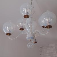 lampadario della nonna in vetro di Murano