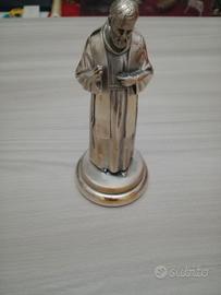 statua di padre Pio in argento ottaviani 
