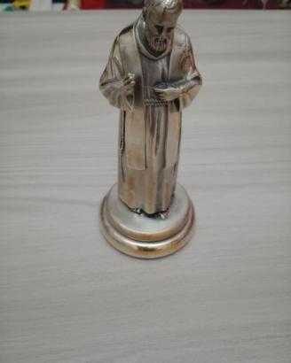 statua di padre Pio in argento ottaviani 