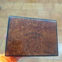 scatola Franck Muller per orologi in legno nuova 