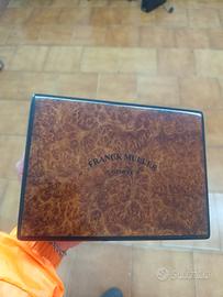 scatola Franck Muller per orologi in legno nuova 
