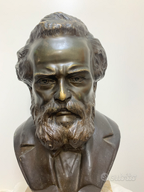 Scultura in bronzo Giosuè Carducci