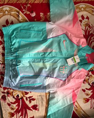 Tuta Barcellona Reversibile Verde Acqua e Rosa