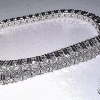 BRACCIALE TENNIS ORO 18kt. DIAMANTI NATURALI 3,00