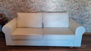 DIVANO LETTO 3 POSTI ECOPELLE