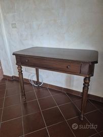 tavolino vintage in vero legno
