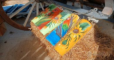 Tegole dipinte a mano 