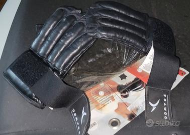 Guanti mezze dita per sacco in pelle boxe ecc