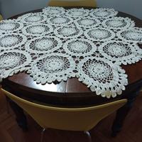 COPRITAVOLO RETTANGOLARE ALL'UNCINETTO