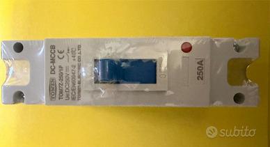N.2 Interruttori DC MCCB - 1 polo - DC250V - 250A