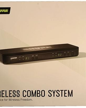 SISTEMA MICROFONICO SHURE WIRELESS 2 CANALI