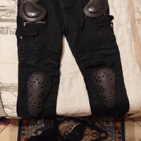 pantaloni jeans moto 