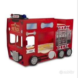 letto a castello camion dei pompieri 