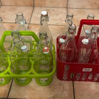 Bottiglie in vetro con tappo meccanico