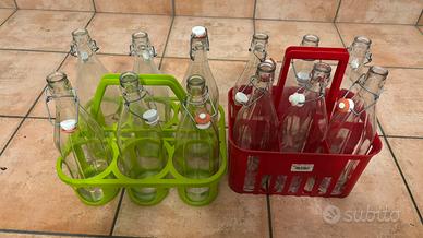 Bottiglie in vetro con tappo meccanico