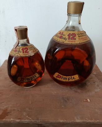 whisky dimple 12 bott da 0,75 e 1,75L molto raro