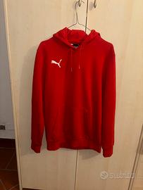 Felpa con cappuccio Puma rossa 🔴