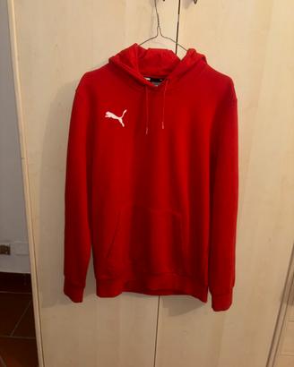 Felpa con cappuccio Puma rossa 🔴