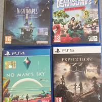 EXPEDITION 33,DEAD ISLAND 2 + altri 2 giochi ps5
