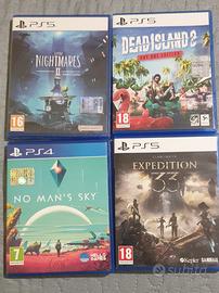 EXPEDITION 33,DEAD ISLAND 2 + altri 2 giochi ps5
