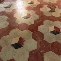 Cementine antiche esagonali, lotto di Mq 34,50