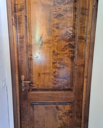 3 PORTE INTERNE IN LEGNO FINITURA NOCE