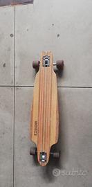 Longboard Globe in legno stile "natural orange" 