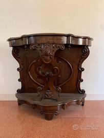 Consolle antica in legno Luigi Filippo