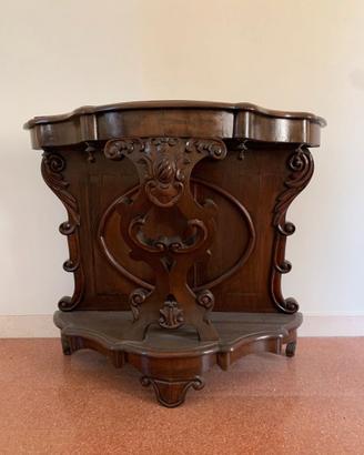 Consolle antica in legno Luigi Filippo