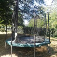 TRAMPOLINO ELASTICO DECATHLON 3 METRI DIAMETRO