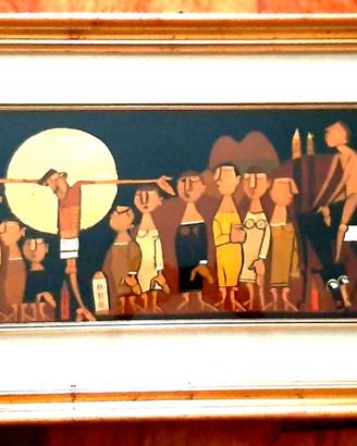 DIPINTO GIULIO SALVADORI - PITTORE MANTOVANO