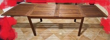 TAVOLO 140x80 cm - con allunghe da 60 cm