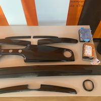 Cover fibra carbonio fiat 500 e punto Evo