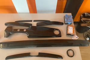 Cover fibra carbonio fiat 500 e punto Evo