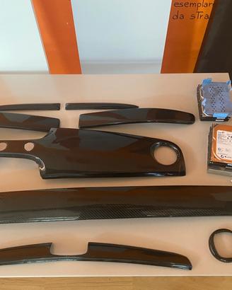 Cover fibra carbonio fiat 500 e punto Evo