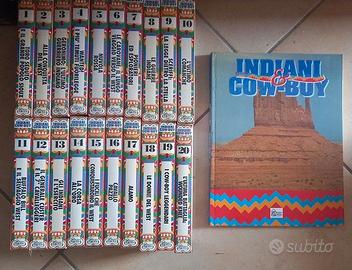 VHS- INDIANI & COW-BOY + LIBRO x collezionisti