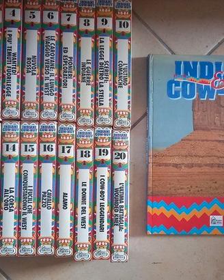 VHS- INDIANI & COW-BOY + LIBRO x collezionisti
