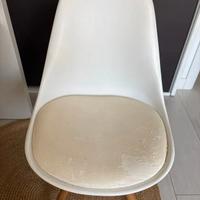 Sedia Nordica Beige e Bianca