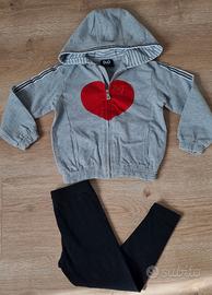Completo 2 anni leggings felpa Dolce & Gabbana 