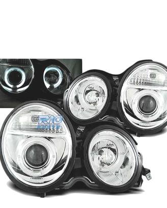 FARI OCCHI ANGEL MERCEDES W210 95-99 CROMATI