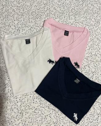 3 t shirt simil polo donna