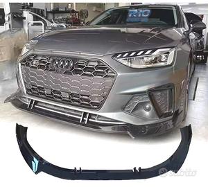 SPOILER LIP ANTERIORE AUDI A4 21- LOOK SPORT NERO 