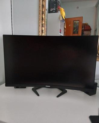 monitor philips 27", curvo, full HD, 165hz, 1ms 