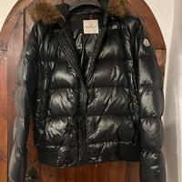 Moncler Piumino Nero Lucido Taglia 4 L/XL Uomo