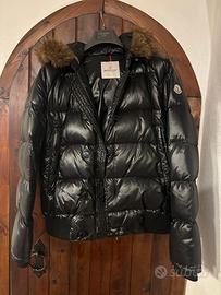 Moncler Piumino Nero Lucido Taglia 4 L/XL Uomo