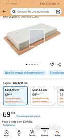 Materasso Foppapedretti e coprimaterasso