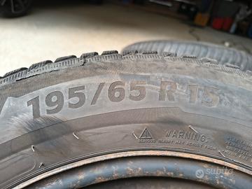 cerchi 15" VW audi con antineve  Michelin Alpine 