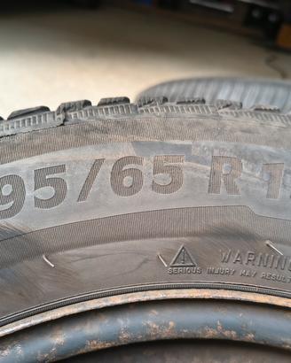 cerchi 15" VW audi con antineve  Michelin Alpine 