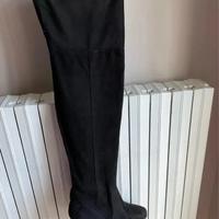 Stivali lunghi scamosciati neri